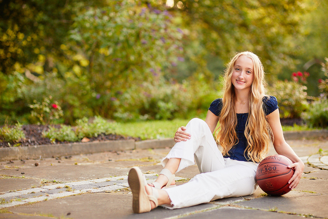 Brynn: Senior Session at the Cultural Gardens in Cleveland