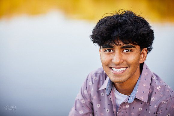 Sahil: Senior Portrait Session in Downtown Hudson and Hudson Springs Park