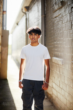 Sahil: Senior Portrait Session in Downtown Hudson and Hudson Springs Park