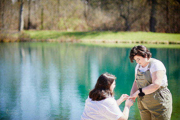 Christina & Gracelyn: Proposal in Newbury
