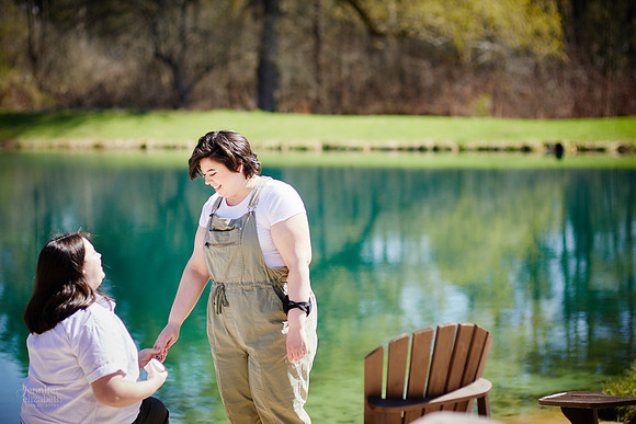 Christina & Gracelyn: Proposal in Newbury