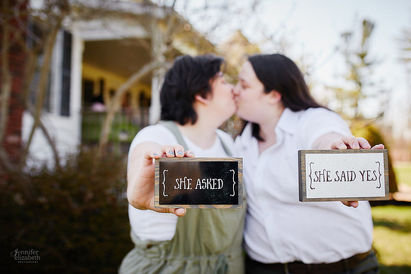 Christina & Gracelyn: Proposal in Newbury
