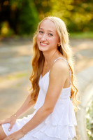 Brynn: Senior Session at the Cultural Gardens in Cleveland