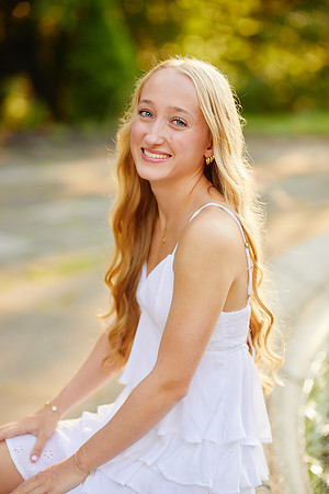 Brynn: Senior Session at the Cultural Gardens in Cleveland