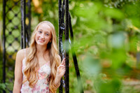 Brynn: Senior Session at the Cultural Gardens in Cleveland