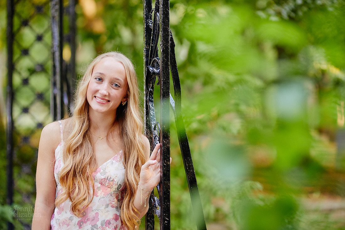 Brynn: Senior Session at the Cultural Gardens in Cleveland
