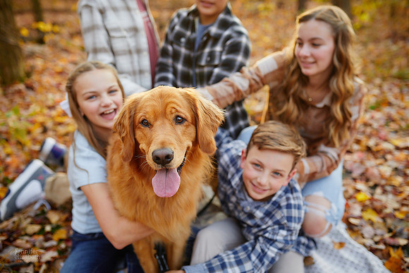 The D Family: Backyard Portrait Session in Aurora