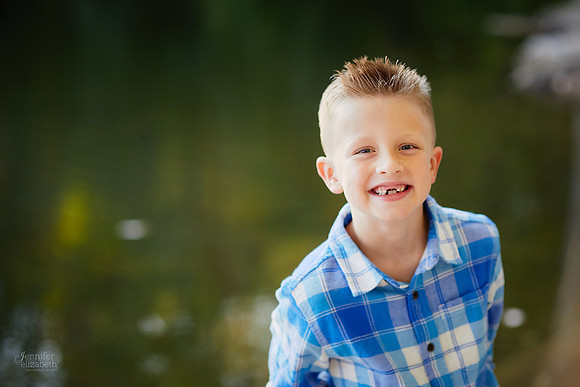 The S Family: Portrait Session at Coe Lake in Berea