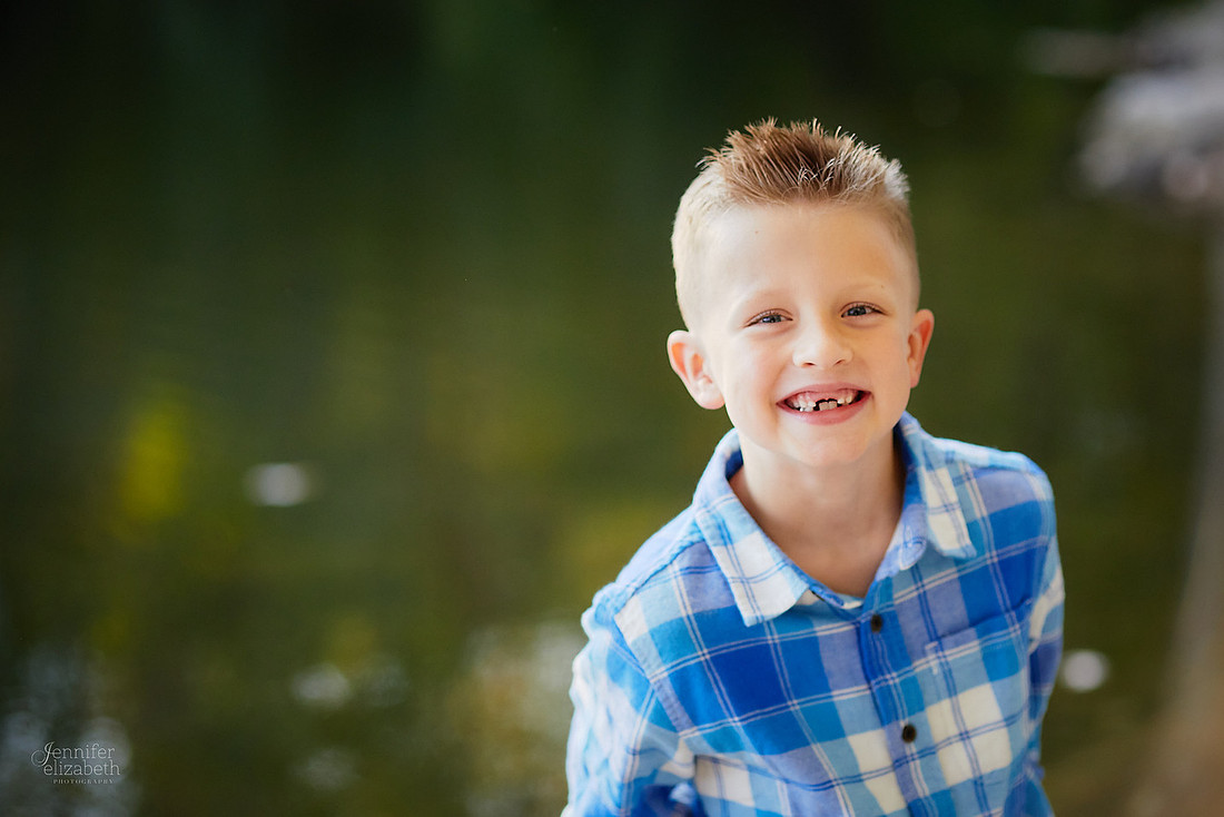 The S Family: Portrait Session at Coe Lake in Berea