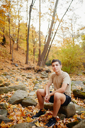 Drew: Senior Session in Chagrin Falls