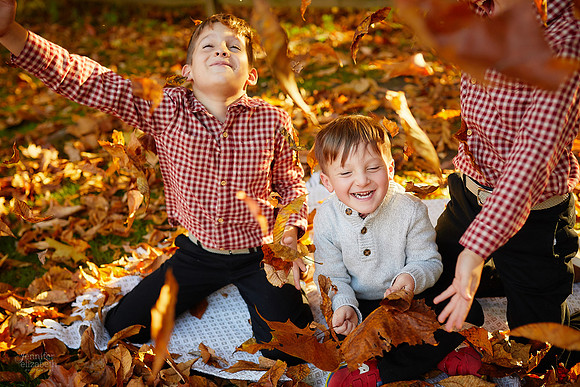 The T Family: Portrait Session in Downtown Gates Mills