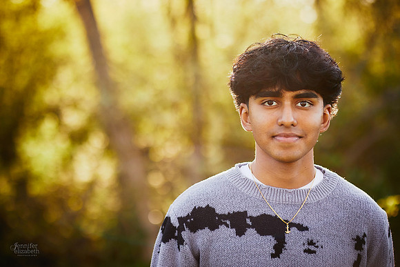 Sahil: Senior Portrait Session in Downtown Hudson and Hudson Springs Park