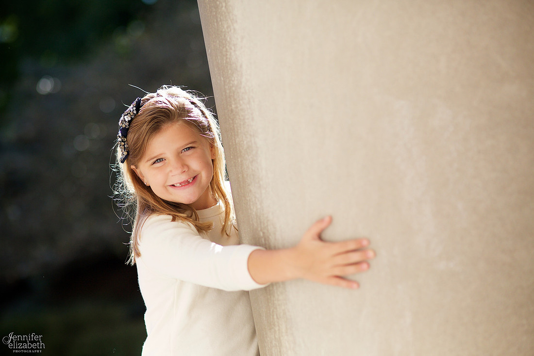 The L Family's Fall Portrait Session at Denison University Campus in Granville, Ohio