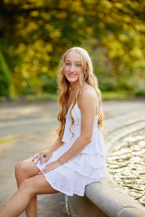 Brynn: Senior Session at the Cultural Gardens in Cleveland