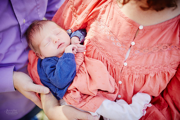 Baby Kaylee: Newborn and Family Portrait Session at The Cleveland Museum of Art and Wade Lagoon