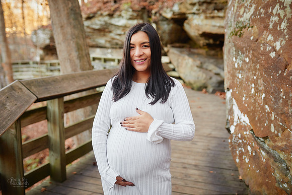 Kate: Maternity and Family Session at Brandywine Falls