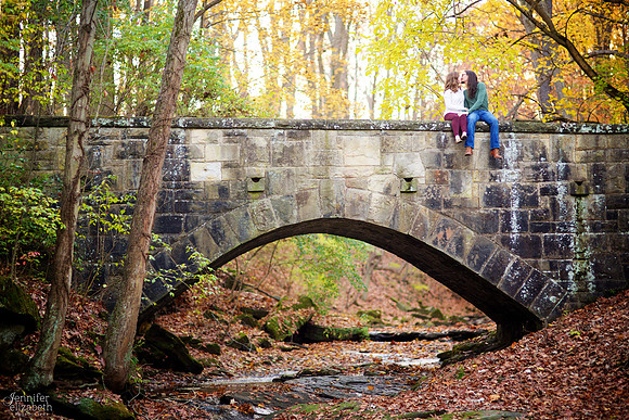 Tess and Adam's Engagement Portrait Session in Olmsted Falls, Cleveland