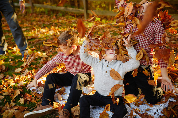 The T Family: Portrait Session in Downtown Gates Mills
