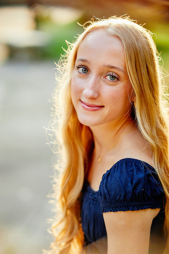 Brynn: Senior Session at the Cultural Gardens in Cleveland