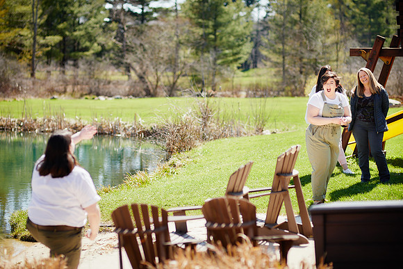 Christina & Gracelyn: Proposal in Newbury