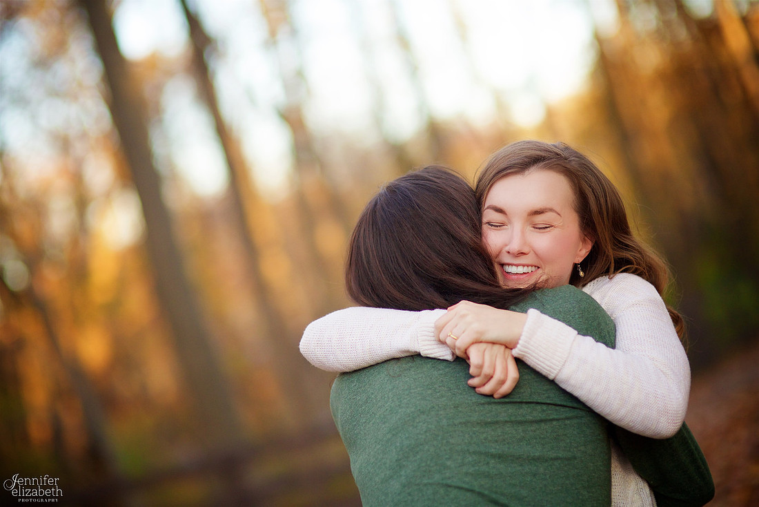 Tess and Adam's Engagement Portrait Session in Olmsted Falls, Cleveland