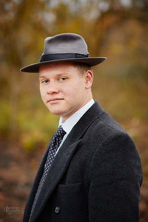 Johnny: Senior Session at Peninsula Depot with the Cuyahoga Valley Scenic Railroad in Peninsula