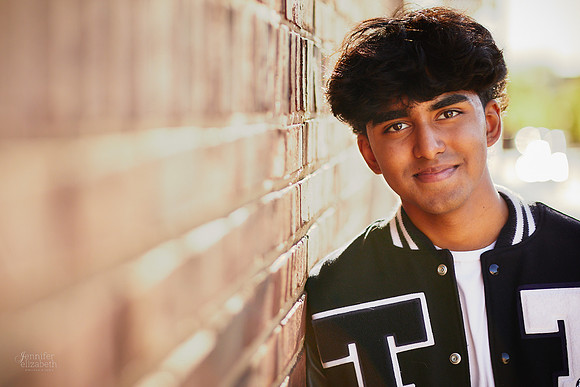 Sahil: Senior Portrait Session in Downtown Hudson and Hudson Springs Park