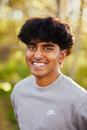 Sahil: Senior Portrait Session in Downtown Hudson and Hudson Springs Park