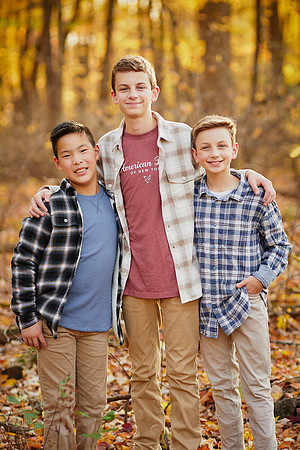 The D Family: Backyard Portrait Session in Aurora