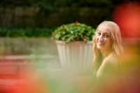 Brynn: Senior Session at the Cultural Gardens in Cleveland