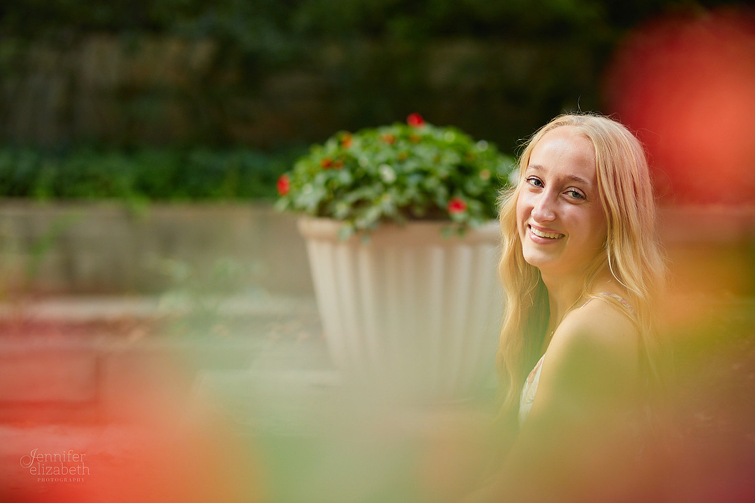 Brynn: Senior Session at the Cultural Gardens in Cleveland