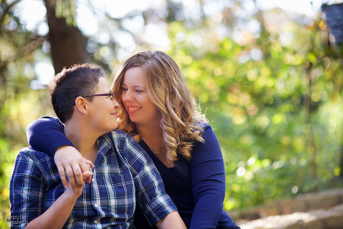 Kim & Aj: Same Sex Engagement Session in Westerville, Ohio