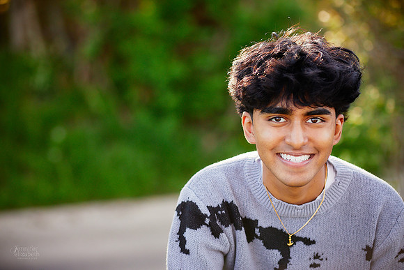 Sahil: Senior Portrait Session in Downtown Hudson and Hudson Springs Park