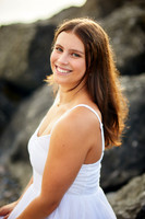 Nina: Senior Session at Kenneth J Sims Park Beach in Euclid