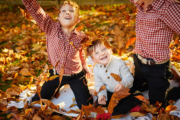 The T Family: Portrait Session in Downtown Gates Mills