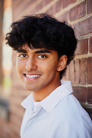 Sahil: Senior Portrait Session in Downtown Hudson and Hudson Springs Park