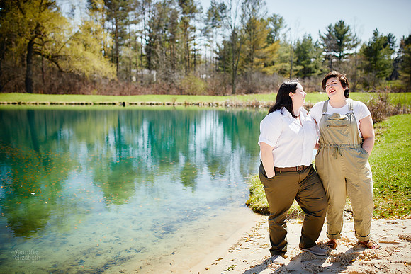 Christina & Gracelyn: Proposal in Newbury