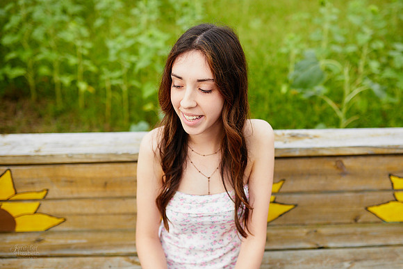 Ella: Senior Session at Maria’s Field of Hope in Avon