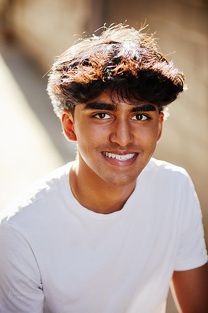 Sahil: Senior Portrait Session in Downtown Hudson and Hudson Springs Park