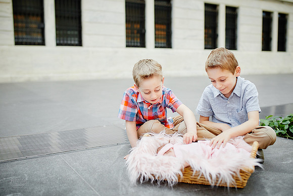 Baby Kaylee: Newborn and Family Portrait Session at The Cleveland Museum of Art and Wade Lagoon