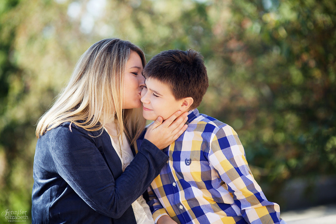The L Family's Fall Portrait Session at Denison University Campus in Granville, Ohio