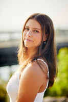 Nina: Senior Session at Kenneth J Sims Park Beach in Euclid