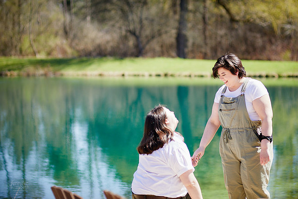 Christina & Gracelyn: Proposal in Newbury