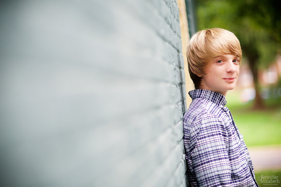 Sam: Senior Portrait Session in Worthington, Ohio