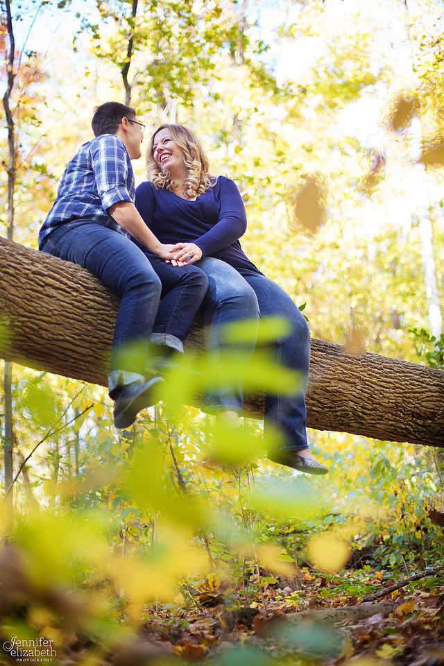 Kim & Aj: Same Sex Engagement Session in Westerville, Ohio