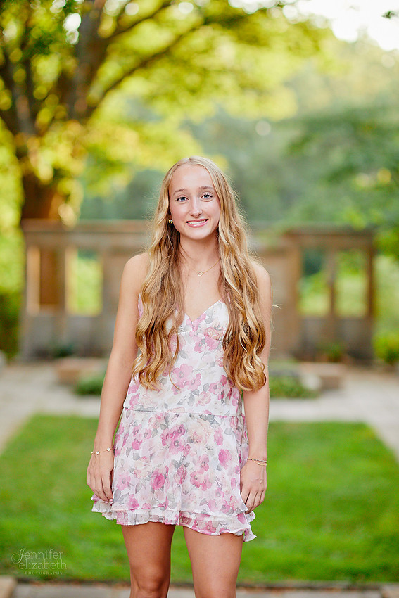 Brynn: Senior Session at the Cultural Gardens in Cleveland
