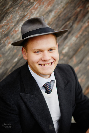 Johnny: Senior Session at Peninsula Depot with the Cuyahoga Valley Scenic Railroad in Peninsula