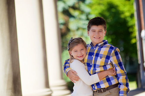 The L Family: Portrait Session at Denison University