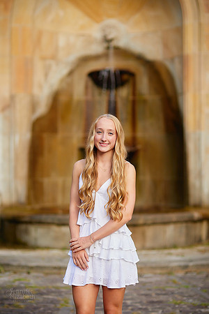 Brynn: Senior Session at the Cultural Gardens in Cleveland