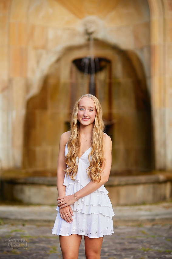Brynn: Senior Session at the Cultural Gardens in Cleveland